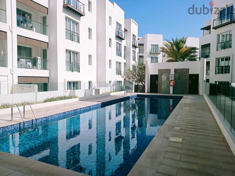 A 2-room apartment for rent in Al Mouj area, very clean 7