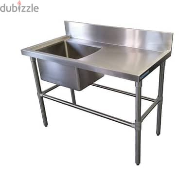 used Single steel sink