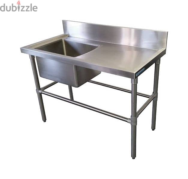 used Single steel sink 0