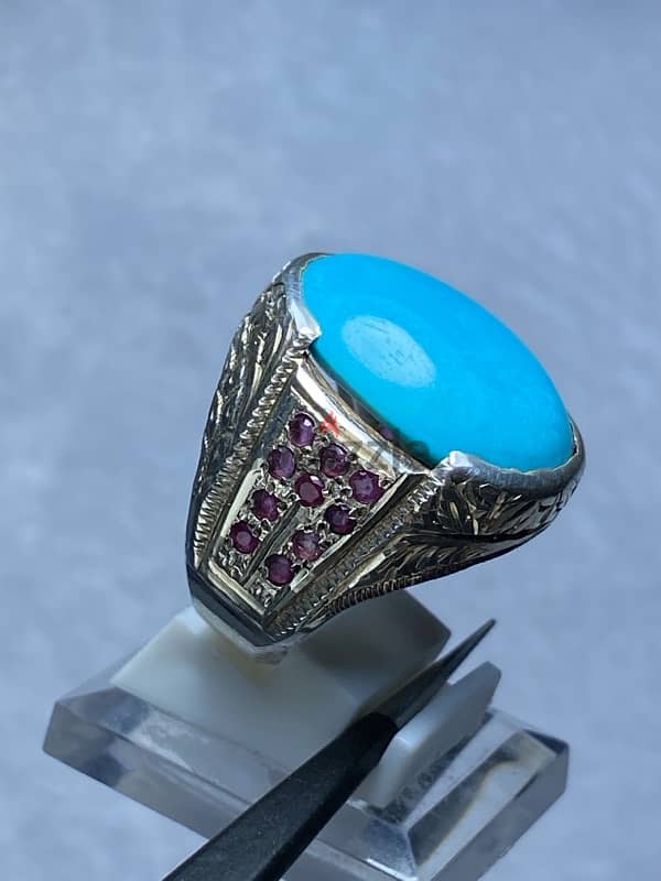 Natural Irani old mine Turquoise فیروزہ 3