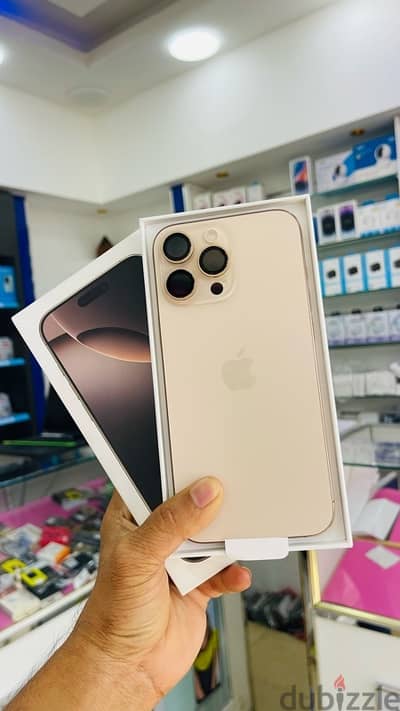 iPhone 16 Pro Max, 256gb Desert Titanium Arabic