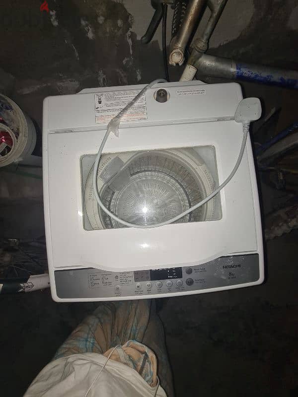 Hitachi 8 kg washing machine for sell 1