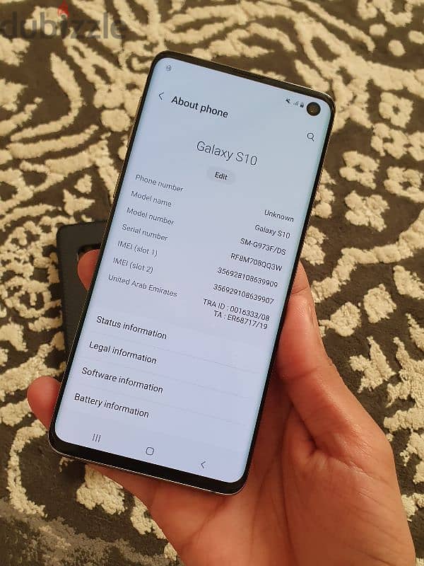 Samsung S10 (dual sim) 128gb 8gb almost new condition 2