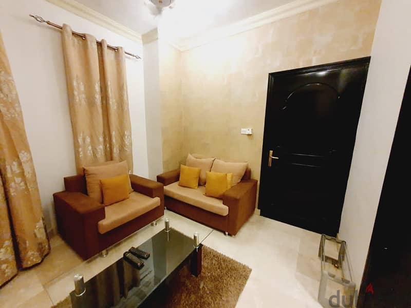 Fully furnished 1BHK flat for rent al Azaiba nearby Zubair 6