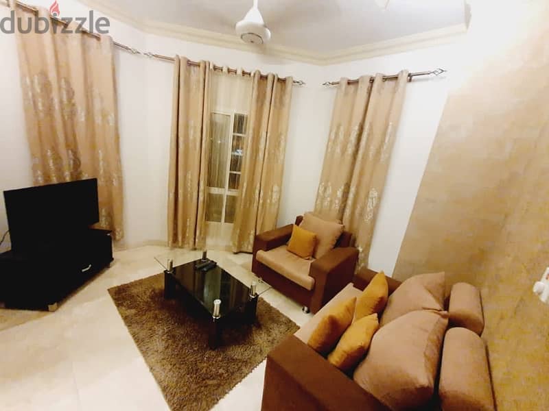 Fully furnished 1BHK flat for rent al Azaiba nearby Zubair 7