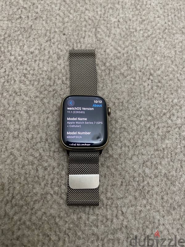 Apple Watch Series 7, Stainless Steel, Gold, WiFi / Cell (Negotiable) 6