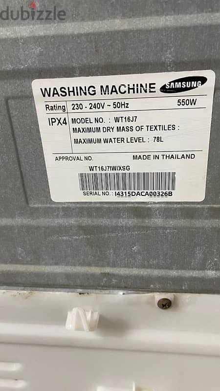 Washing Machine Semi Auto 13-14kg 1