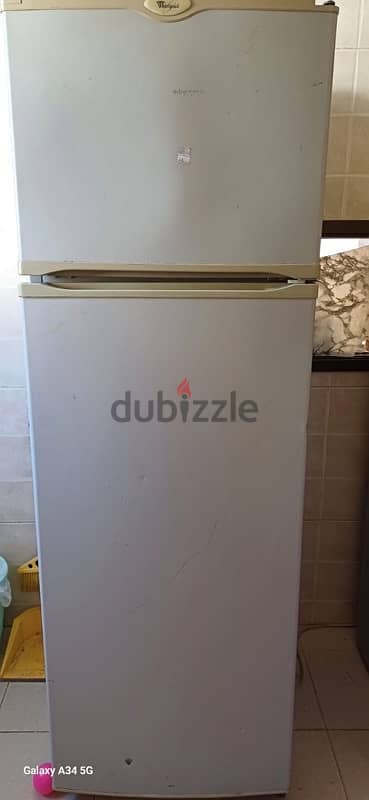 Double Door Refrigerator Freezer working but down floor low cool 2