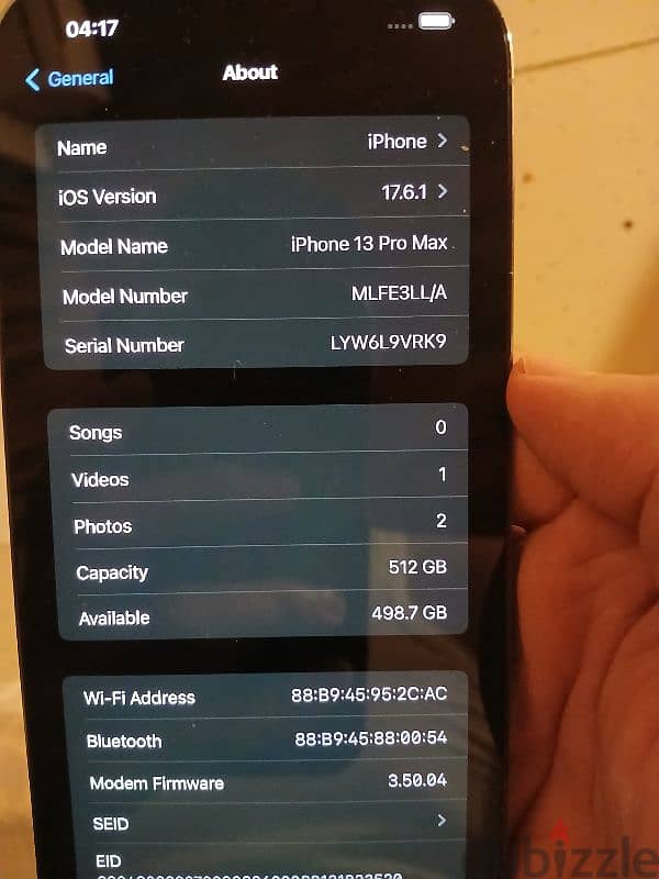 Iphone 13 Pro MAX 512 GB 7