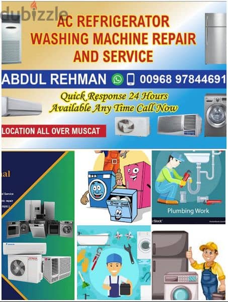 24/7 available at your door step Refrigerators & freezer Technicians. 0