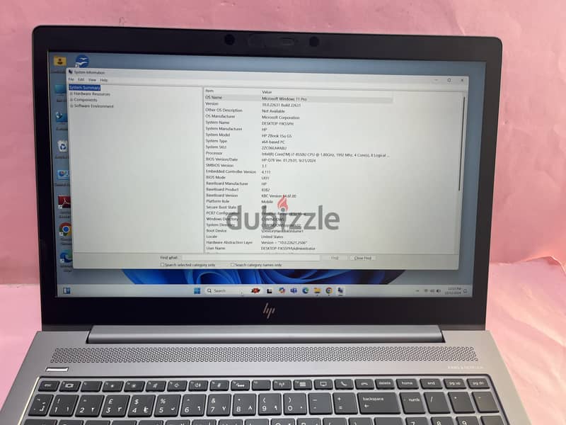 HP ZBOOK 2GB GRAPHICS CORE I7 32GB RAM 512GB SSD 51.6 INCH SCREEN 4