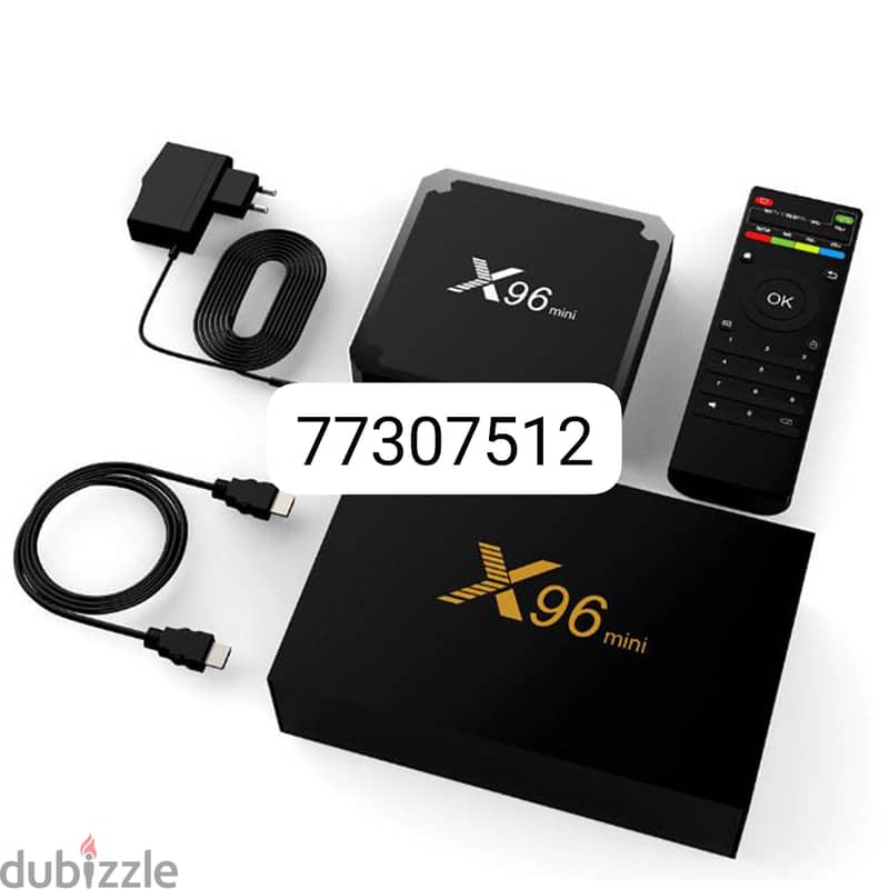 X96 mini Tv Box with one year subscription 0