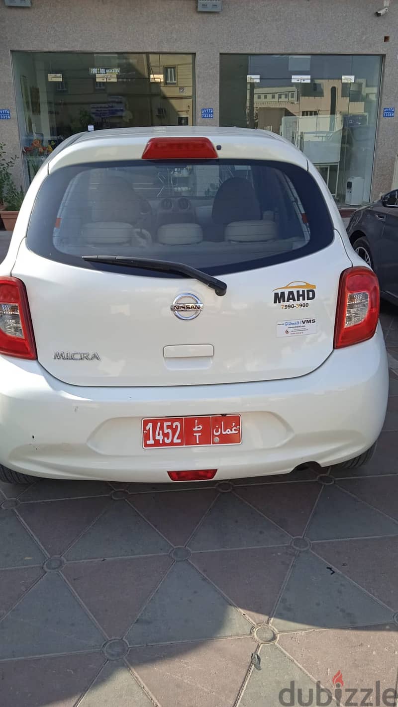 nissan micra for rent ( 8 ) rials for day 2