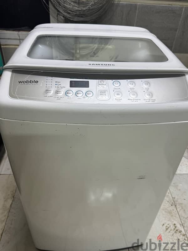 samsung 8 kg washing machine for sale in working condition 2