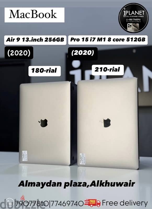 macboob Air 9 13 inch 256Gb and pro i7 m1 8 core 512GB 2020 best 0