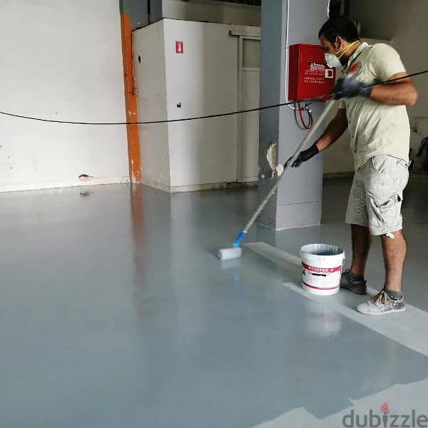 we are doing epoxy Flooring and gypsum work 0