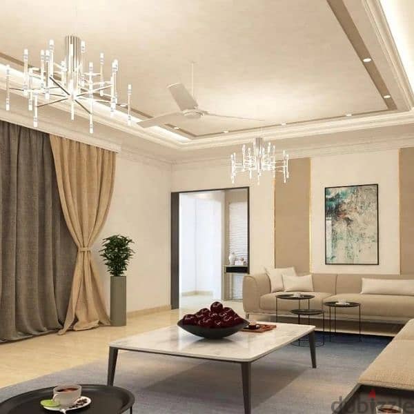 we are doing gypsum ceiling gypsum partation all kind design 4