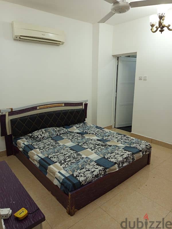 furniture flat in ghubrah north with wifi and water 0