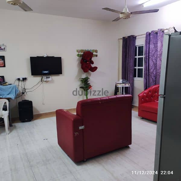 1 BHK flat for Rent @ Prime Location Al khuwair 1