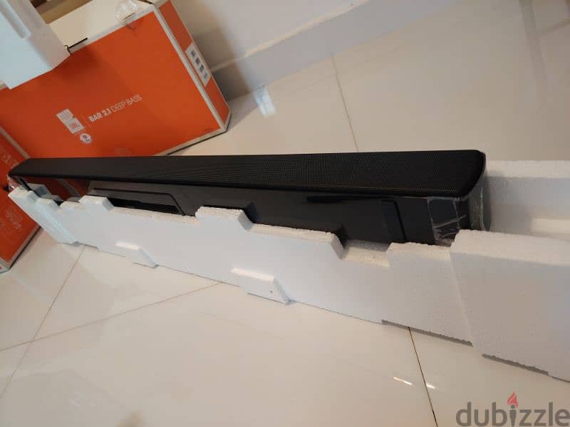 JbL  brand  subwoofer and sound bar 0