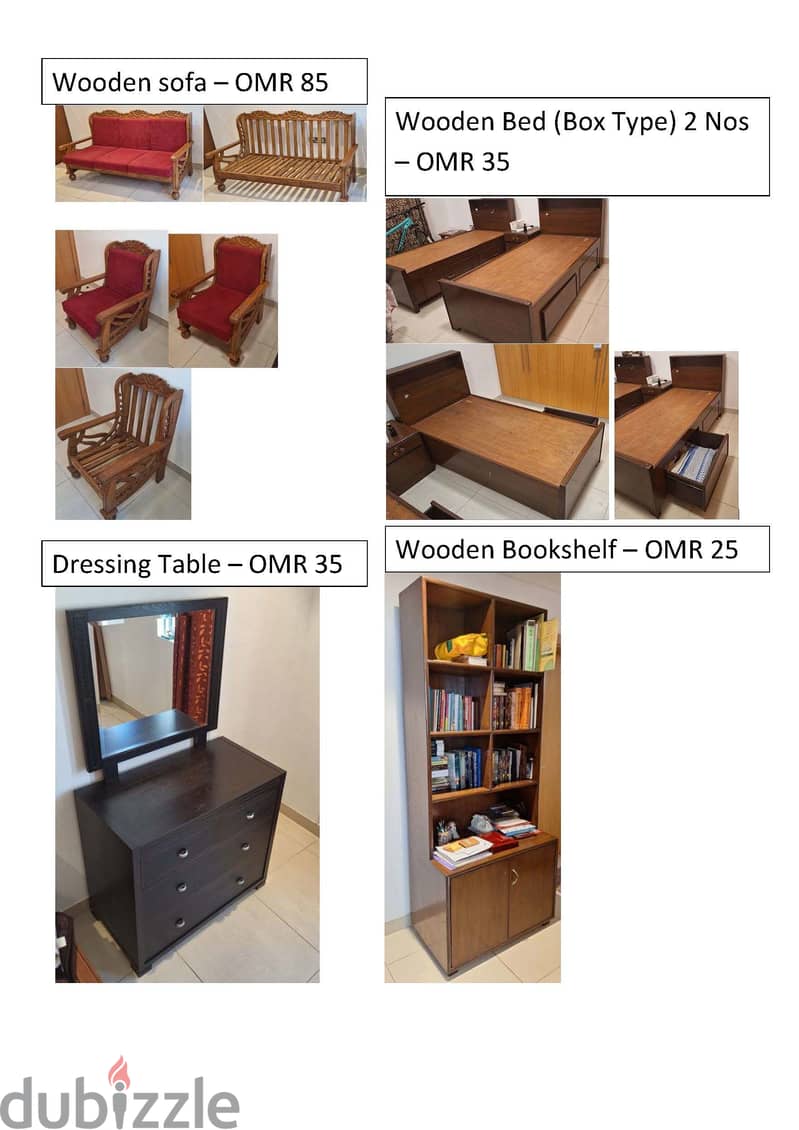 Used houshold furniture (check description for pricing) 0