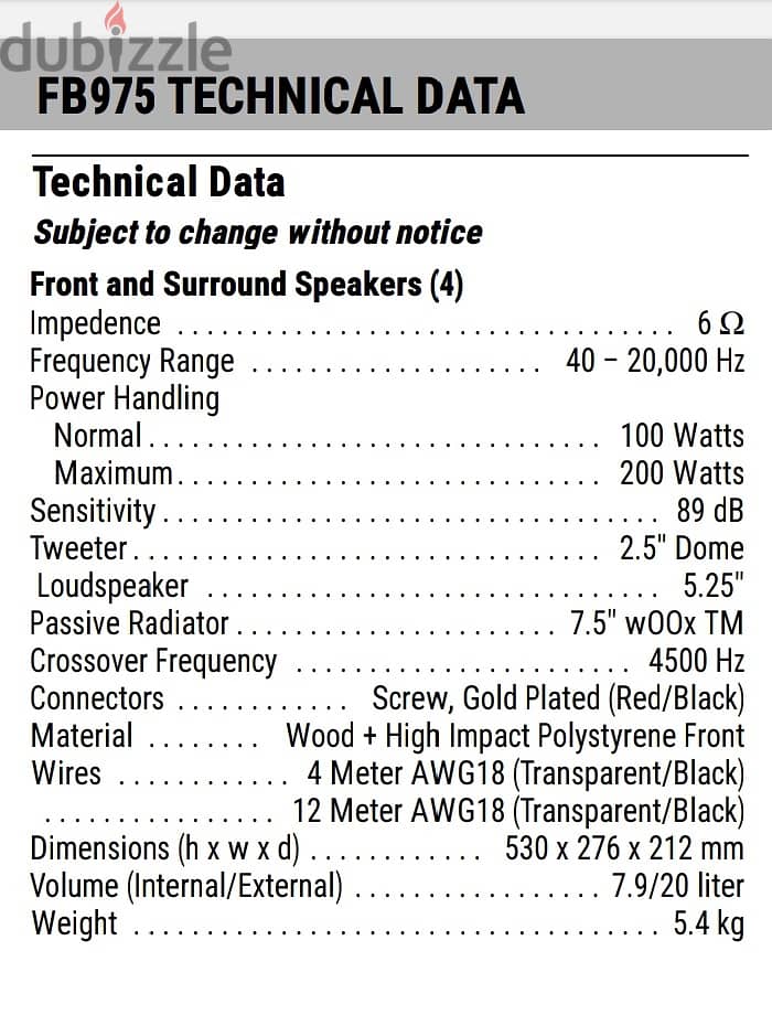 Powerful Philips WOOX Surround Speakers 5