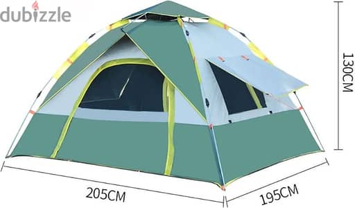 Arabest Camping Tent for 3-4 Person Easy Set Up