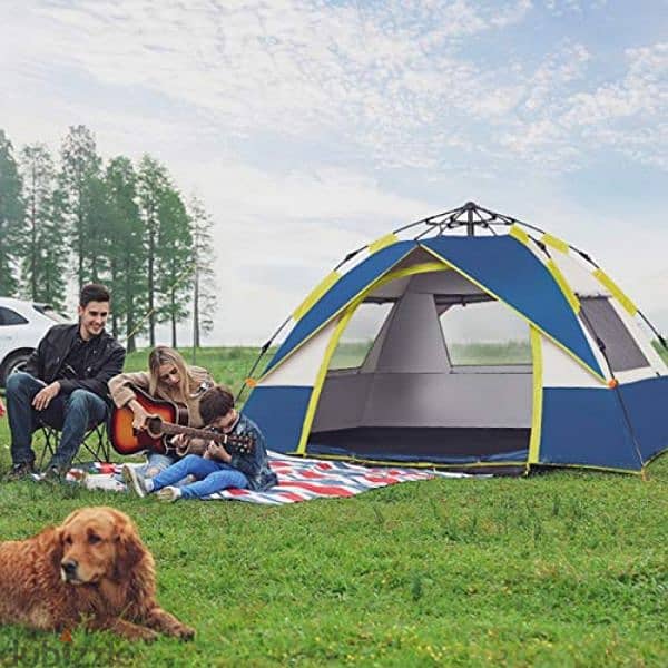 Arabest Camping Tent for 3-4 Person Easy Set Up 5