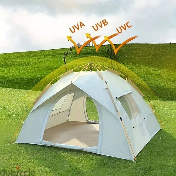 Arabest Camping Tent for 3-4 Person Easy Set Up 7