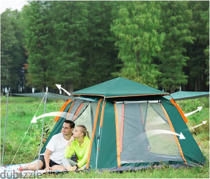 Arabest Camping Tent for 3-4 Person Easy Set Up 12