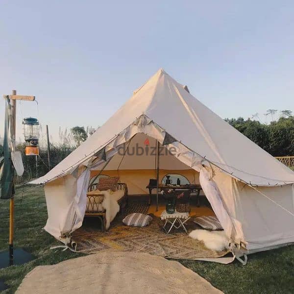 Glamping party bell tents 3