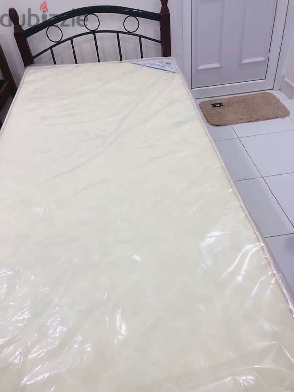 Single Bed along medical mattress 2