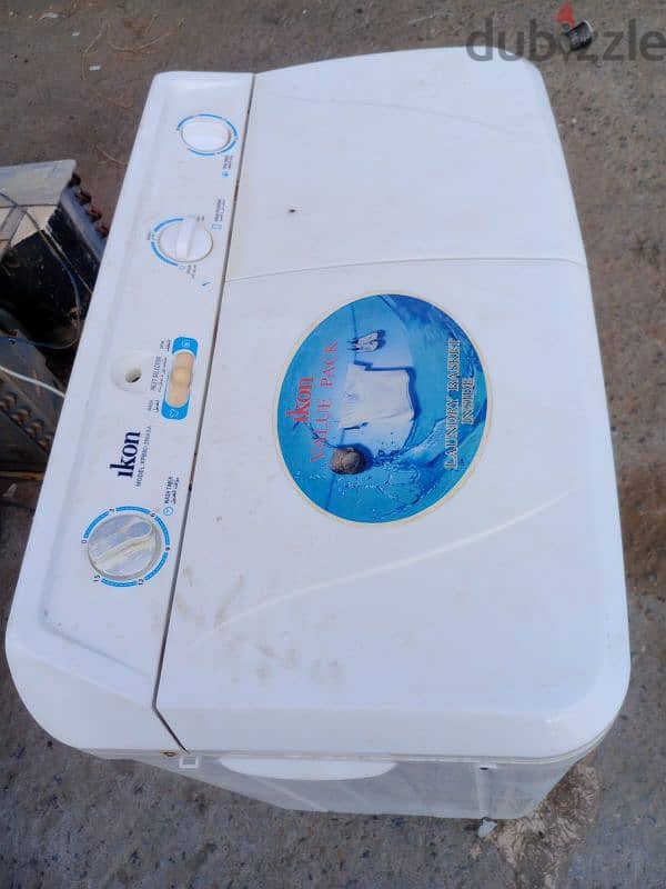 small fridge and washing machine ph# 95406131 4