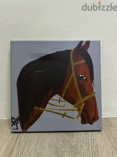 horse painting handmade - رسمة حصان صنع يدوي