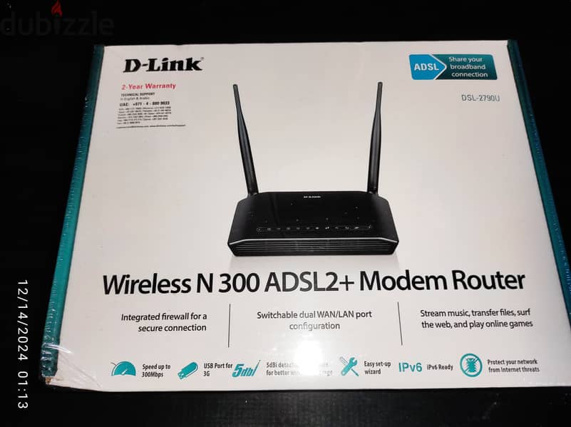 WiFI Router  D-Link DSL-2790U High Speed Internet 0