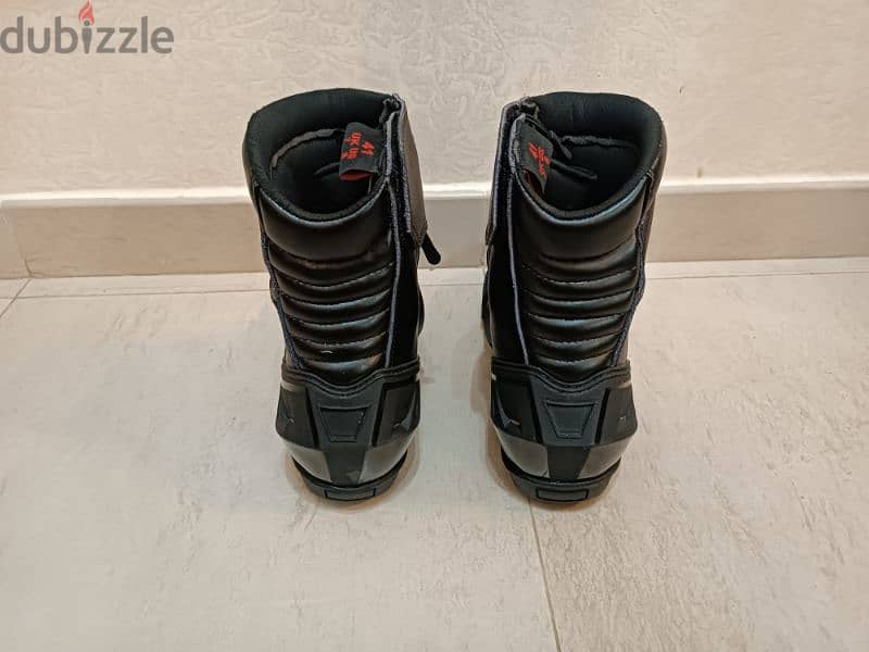 Motorcycle leather racing boots 2