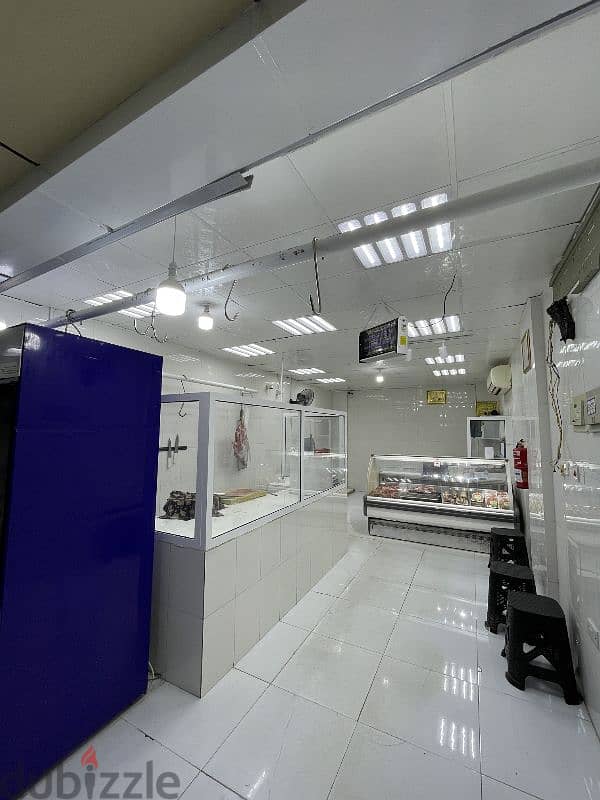 Meat and poultry shop for sale with Ac,refrigerator,cutting machines 2