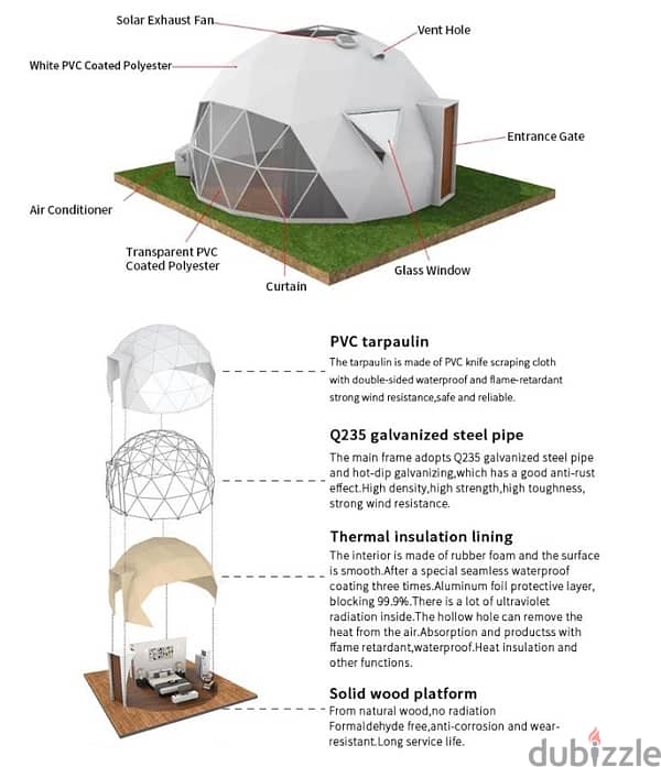 Domes(قبه)خيمه للتسليم الفوري 4