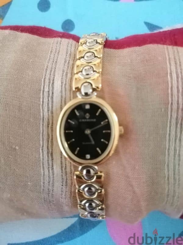 Rare Swiss 1990 CANDINO Diamonds 5.631. 0.0. 05 Women's Quartz Watch 0