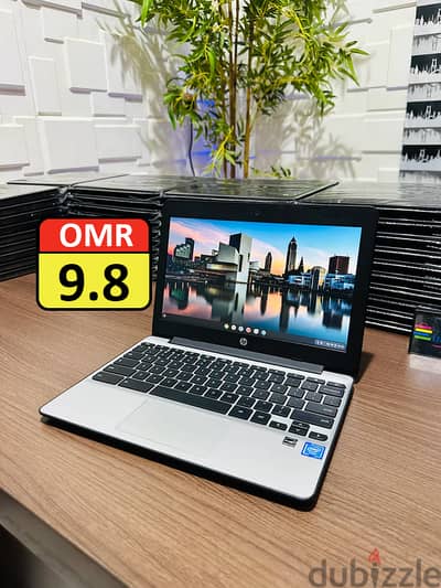 9.8 OMR ! OFFERS ! HP CHROMEBOOK LAPTOPS | 4GB RAM 16GB STORAGE