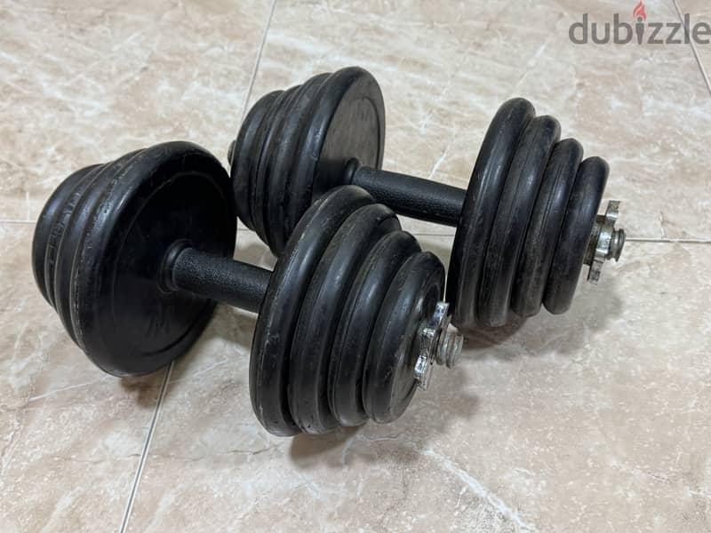 10 kg each Dumbbells For sale @ very low price 0