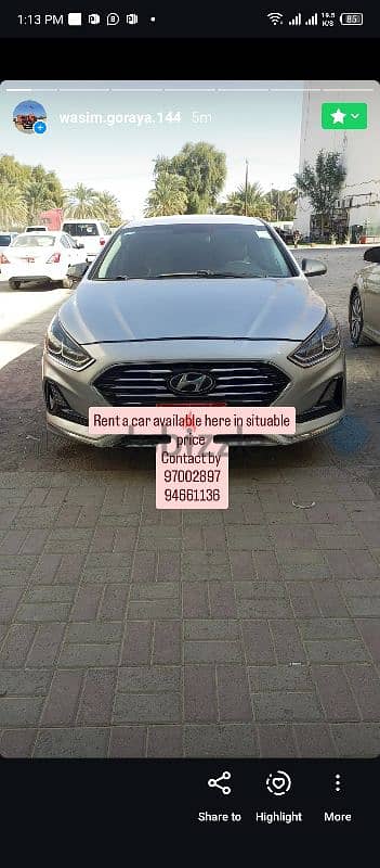 rent car available only 7 OMR per day 19