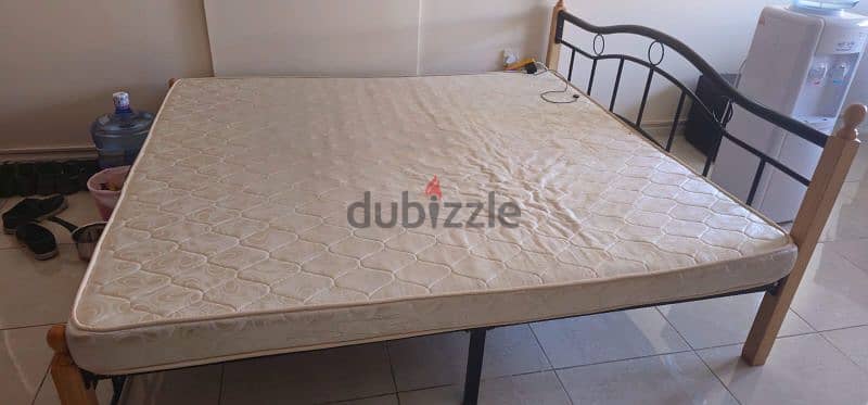 Double Bed with Matress urgently for Sale 2