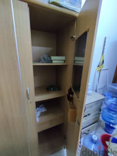 sofacum bed and cupboard and 2 chair good condition 1