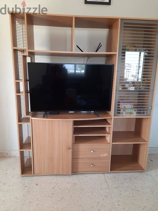 philips 43" smart TV With TV unit 2