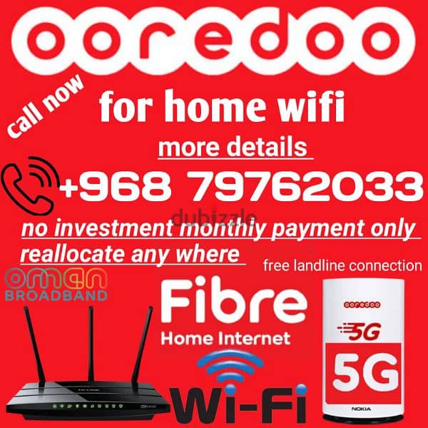 ooredoo wifi connection with 0