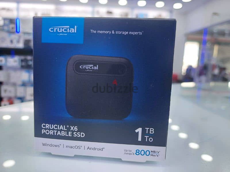 CRUCIAL PORTABLE 1 TB SSD 0