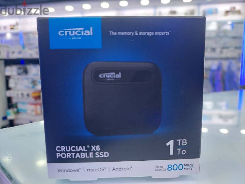 CRUCIAL PORTABLE 1 TB SSD 1