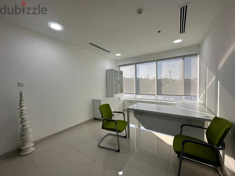 674 SQM Furnished Office Space in Qurum 1