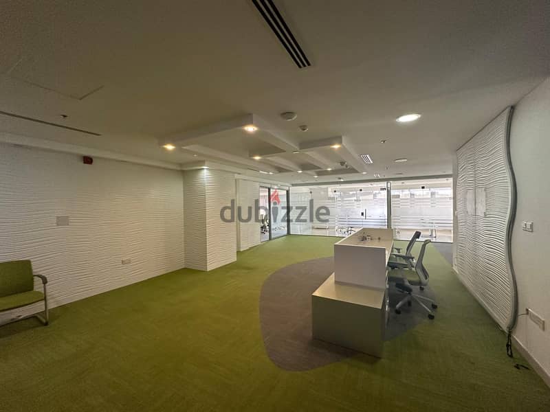 674 SQM Furnished Office Space in Qurum 4